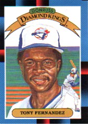 1988 Donruss Baseball Cards    012      Tony Fernandez DK